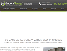 Tablet Screenshot of encoregaragechicago.com